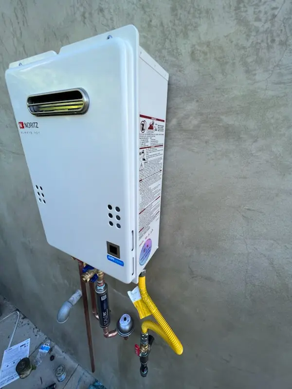 Tankless water heater installation for Grouse Hollow Estates homes